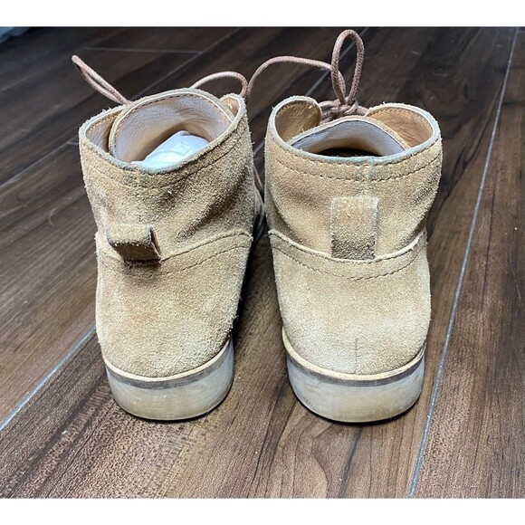 Lucky Brand Garboh Lace Up Chukka Suede Boots Booties Tan Size 7 - Picture 5 of 7